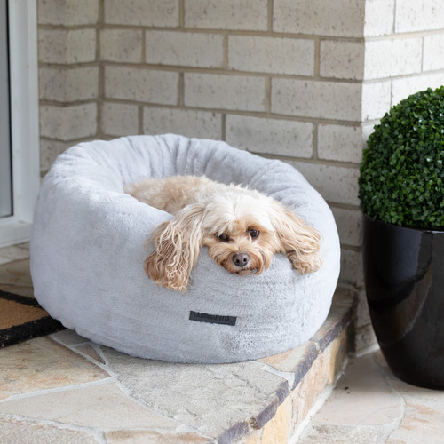 La doggie vita clearance plush donut dog bed